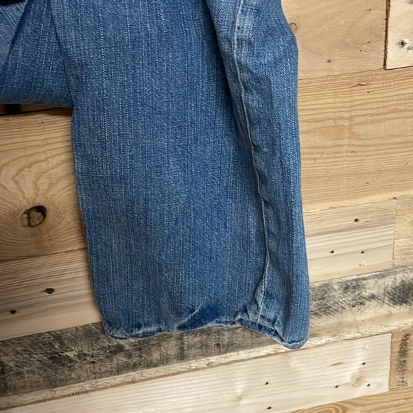 American Eagle Outfitters size 32X34 Low-rise Boot Medium Wash Soft Denim Jeans - Picture 6 of 12